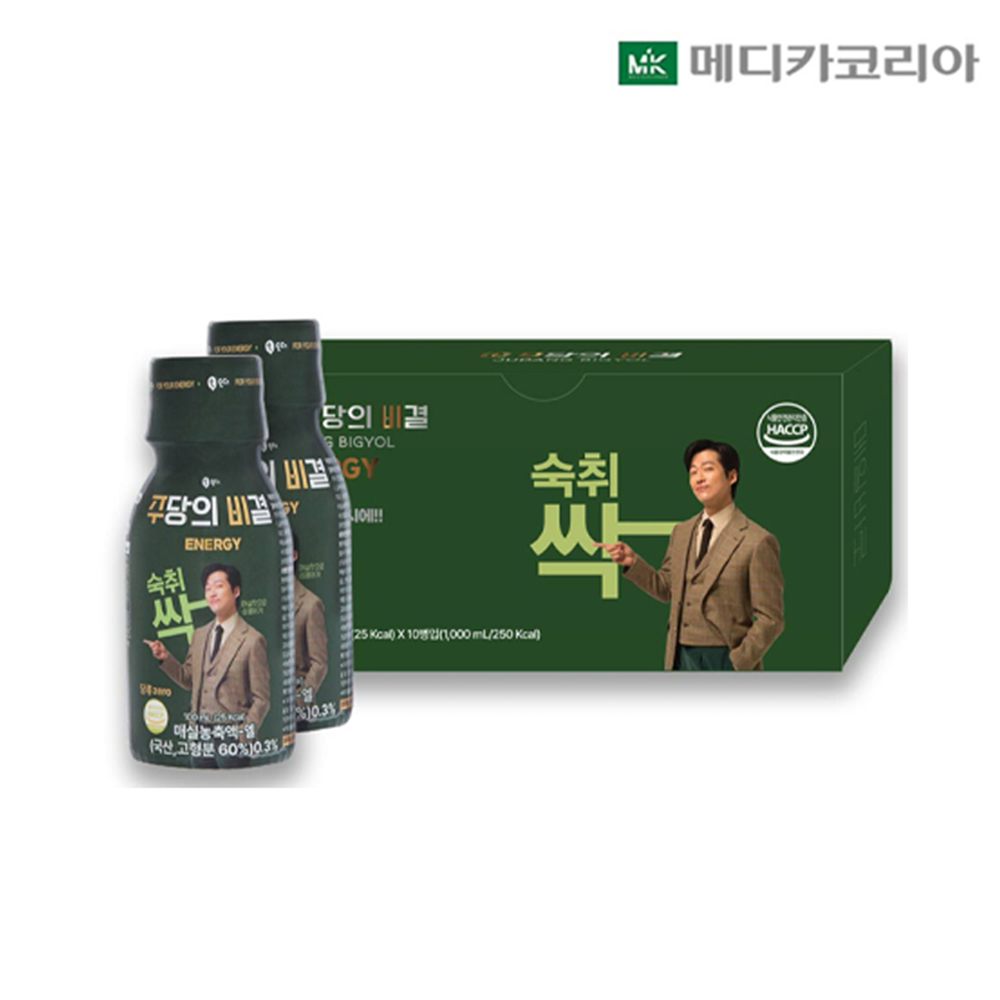 메디카코리아 숙취해소 에너지 드링크 주당의 비결 100ml x 10병