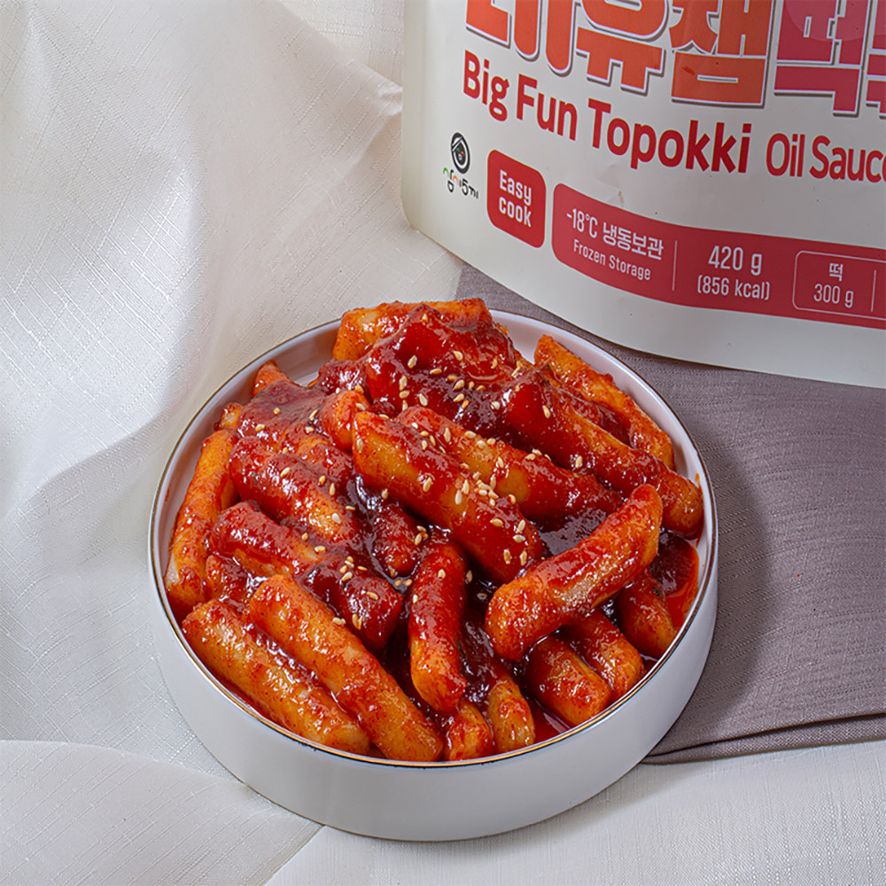 [삼시오끼] 매콤불맛 기름 떡볶이 3봉