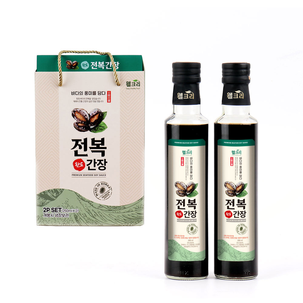 웰크리 전복간장 250ml 2개