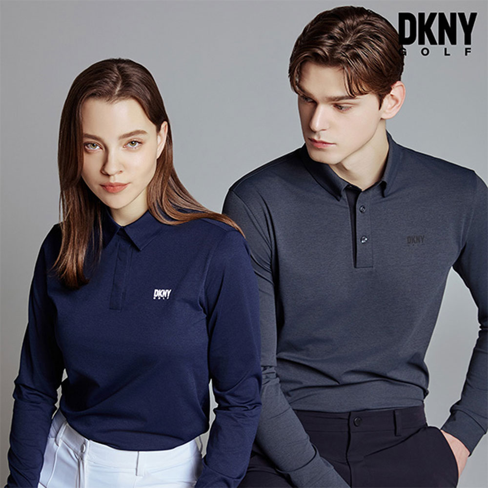 DKNY 24SS 롱슬리브 카라 긴팔티셔츠 3종 세트