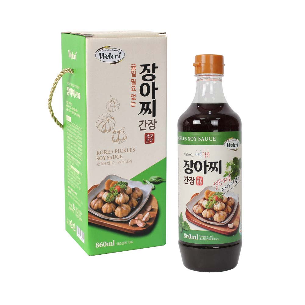 웰크리 바로쓰는 장아찌 간장 1p (860ml 1개)