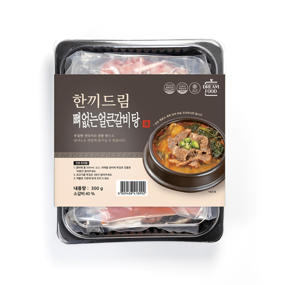 [드림푸드] 한끼드림.얼큰갈비탕 300g