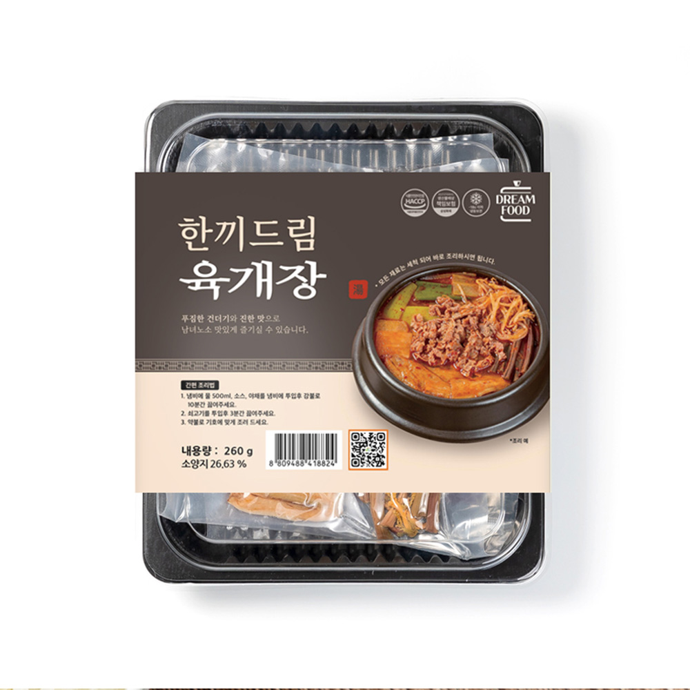 [드림푸드] 한끼드림.육개장 260g