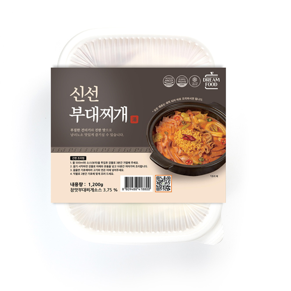 [드림푸드] 신선부대찌개 1.200g