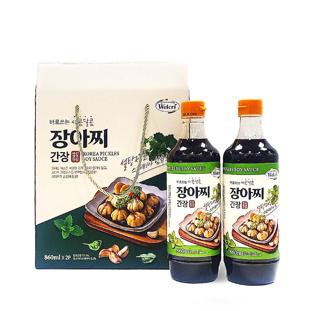 바로쓰는 장아찌 간장 2p (860ml 2개)