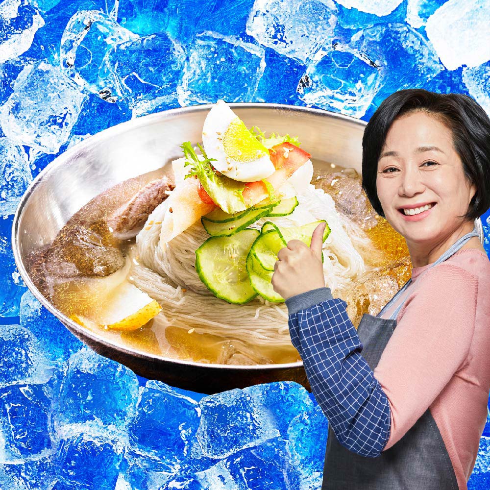 백년보다 깊은맛 쫄깃탱글 함흥 물냉면 10인분세트(함흥면2kg+냉면육수10봉+겨자10개)