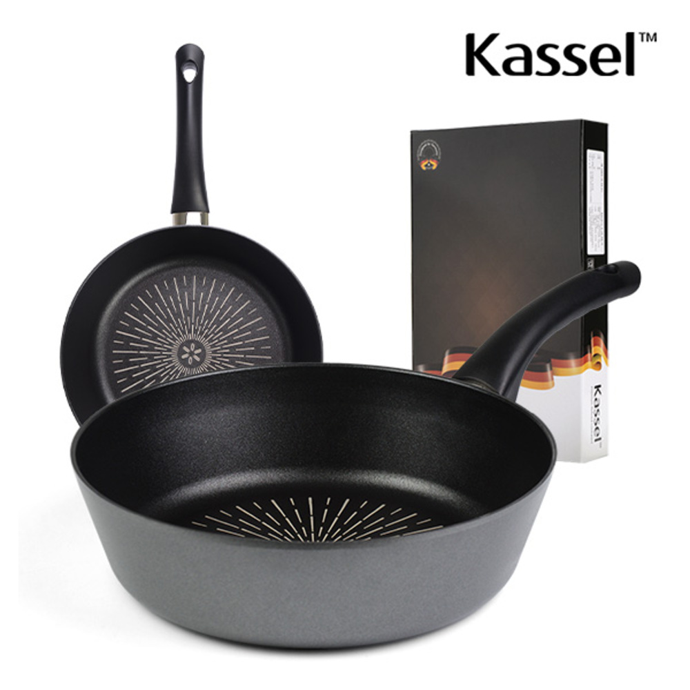 Kassel 카셀 쿡라이트 플러스(Cook Right Plus) 인덕션 IH 궁중팬 28cm