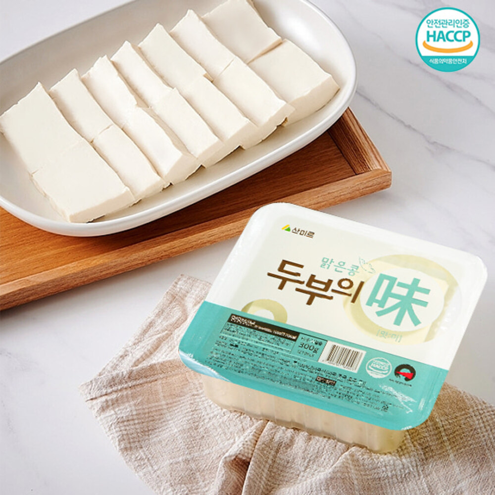 [산미르] 맑은콩 두부의味 300gx7팩