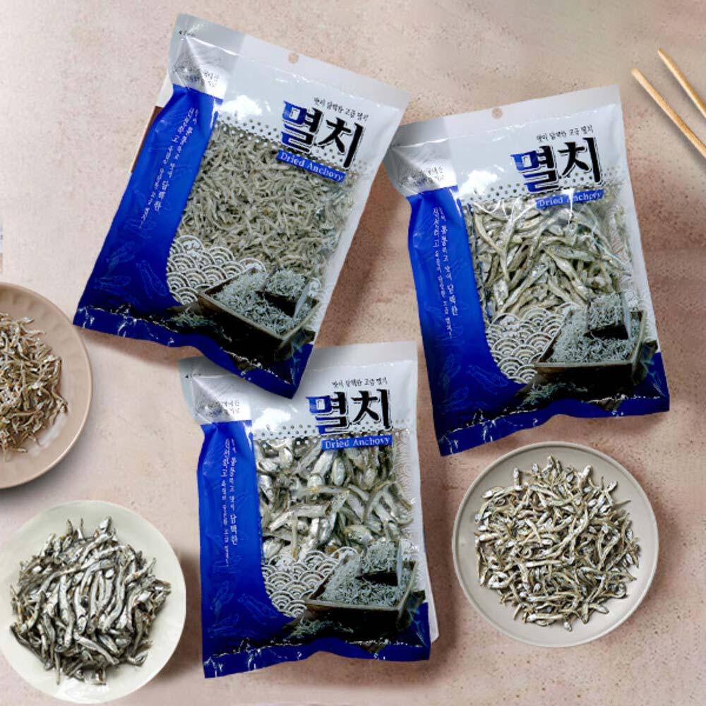 [어부가] 담백한 고급멸치 볶음용200g,조림용150g,국물용150g