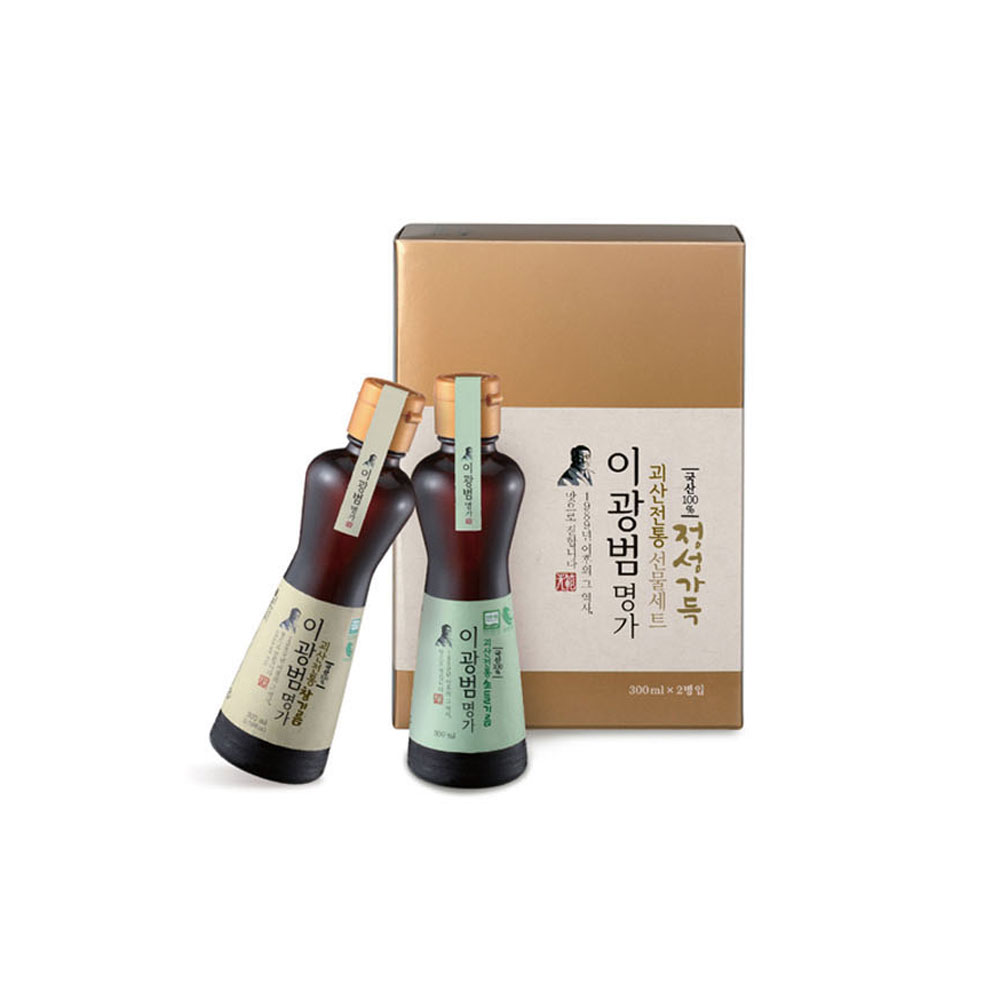 이광범 명가 참기름 300mlx1(300ml) + 들기름 300mlx1(300ml)