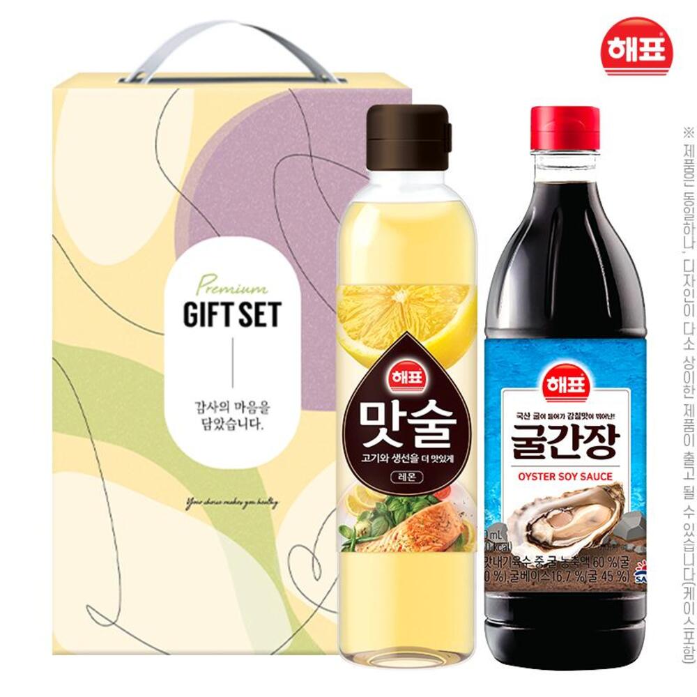 해표 맛술500ml 굴간장500ml(2종)