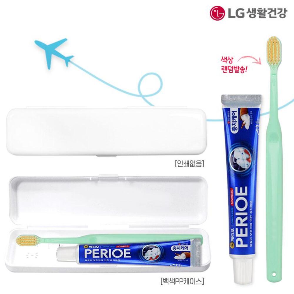 (PP,백색)엘지 페리오치약50g 에코칫솔세트