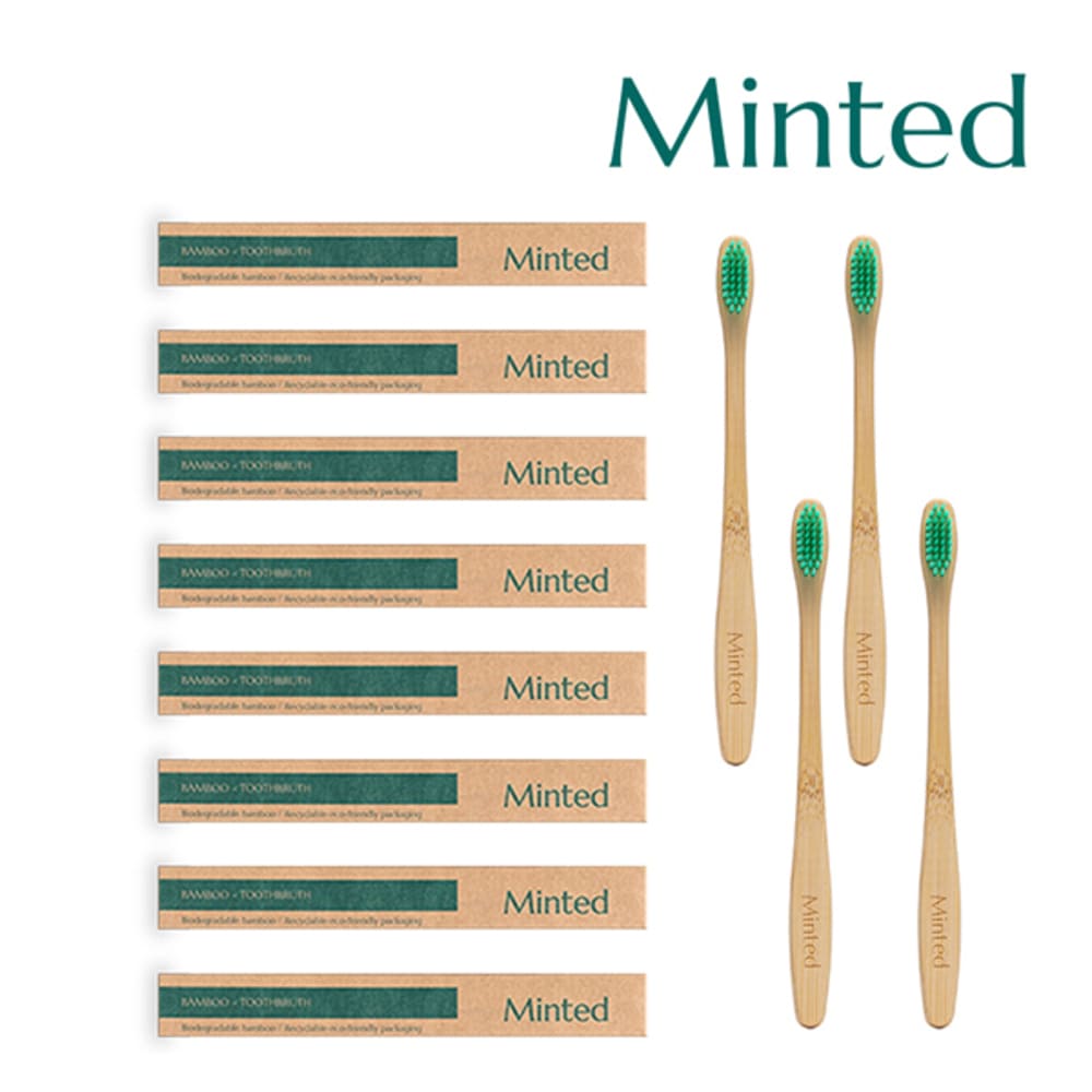 [민티드] 대나무칫솔 12개세트