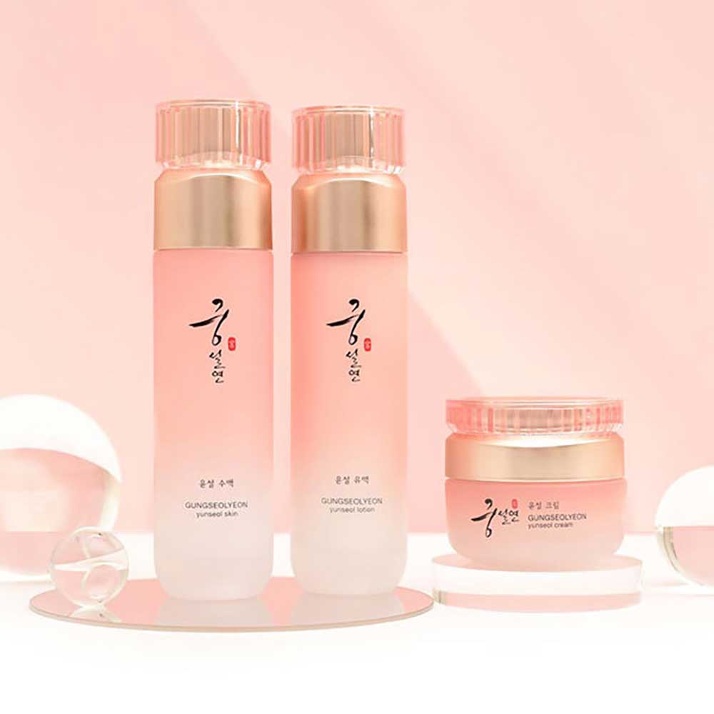 코리아나 궁설연 윤설3종 기초화장품 세트(수액150ml, 유액150ml, 크림50g)