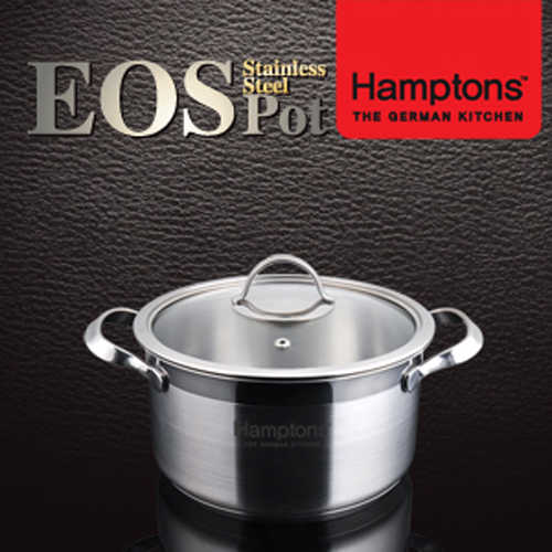 [Hamptons]독일 햄튼 EOS 인덕션 3중 바닥 양수냄비 18cm